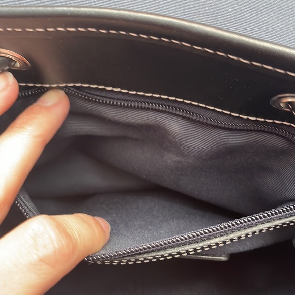 Coach Backpack Black Vintage Bag - Picture 9 of 9